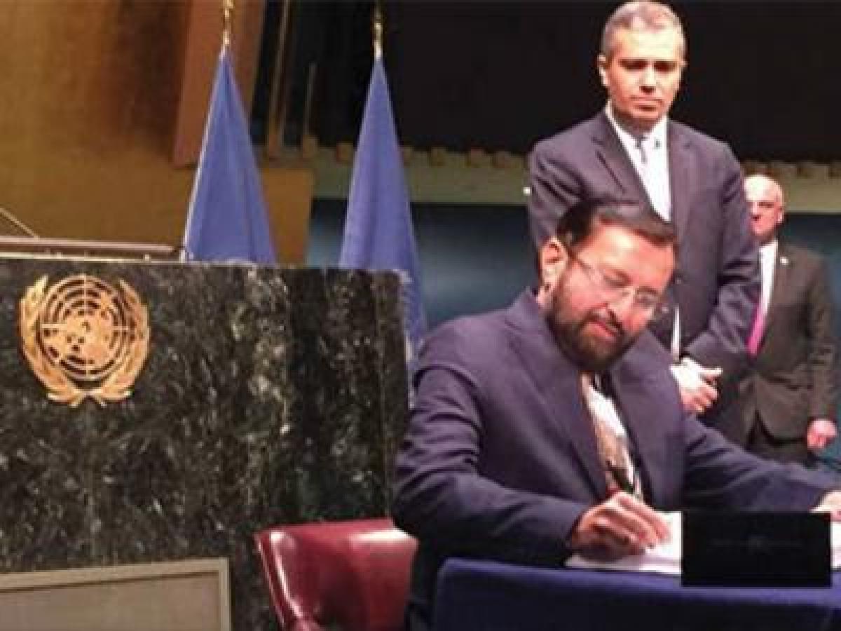 India among 175 countries to sign historic Paris climate deal at United Nations